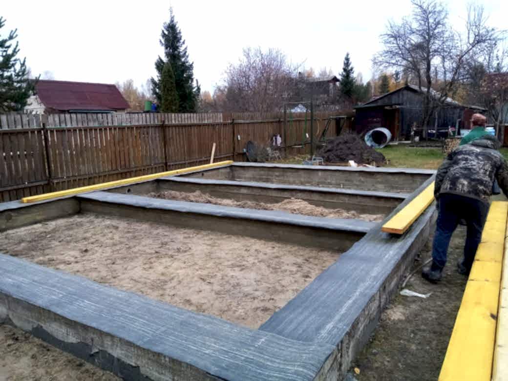 Свайно-винтовой фундамент